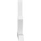Ekena Millwork Saratoga Architectural Grade PVC Gable Bracket, 72"W x 33"H x 4"D x 4"F, 11/12 Pitch GBP072X33X0404SAR00 - alternate 4